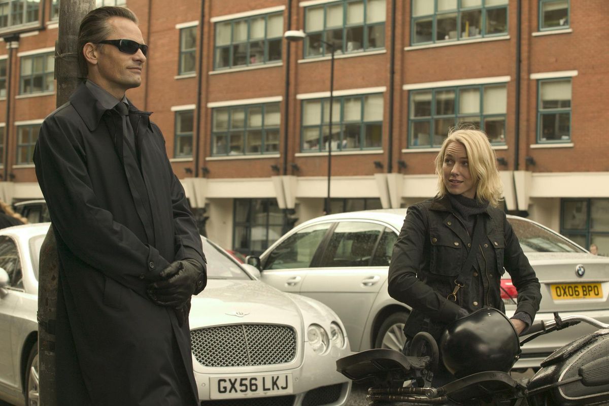 Viggo Mortensen (left) and Naomi Watts (right) star in “Eastern Promises.” (Peter Mountain / Focus Features)