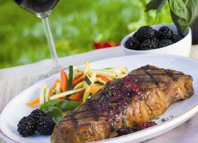 
Blackberry Cabernet Marinated Steaks
 (McWilliam's Wine / The Spokesman-Review)