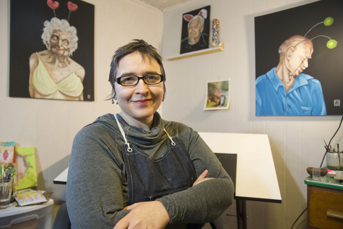 Melanie Lieb, photographed in 2015, has the show “Echo” on display in June at Saranac Art Projects. (Jesse Tinsley / The Spokesman-Review)