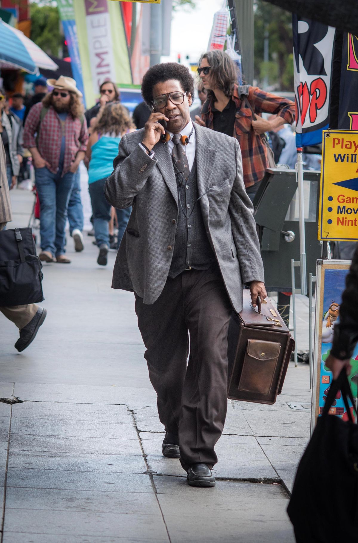 Denzel Washington stars in “Roman J. Israel Esq.” (Glen Wilson / Columbia Pictures-Sony Pictures Entertainment)