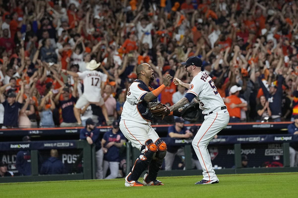 Luis Garcia Reacts to Houston Astros Advancing to World Series & Yordan  Alvarez Really Amazing 