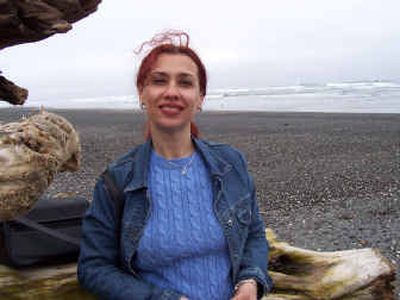 
Biljana Markozanova, a journalist from Macedonia, took a trip to Westport, Wash., to see the Pacific Ocean. She was in Spokane most of April as part of a U.S. State Department program for journalists from new democracies.
 (Rebecca Nappi / The Spokesman-Review)