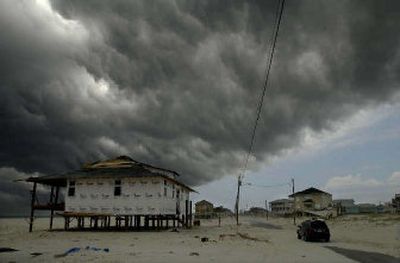 
Hurricane Dennis approaches Pensacola Beach, Fla., in this July 9 photo. 
 (File/Associated Press / The Spokesman-Review)