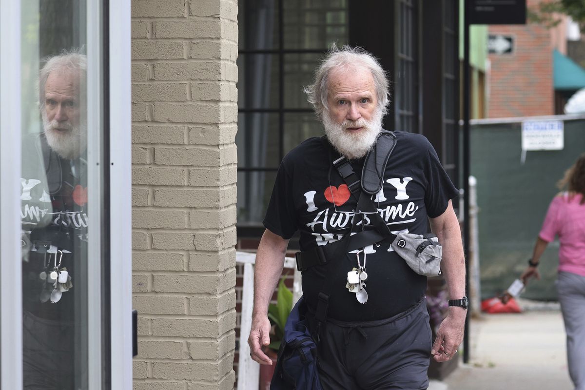 James Lewis, 76, walks in August in Cambridge, Massachusetts. Some investigators have renewed their efforts to pin the Tylenol murders on Lewis, who was convicted of sending an extortion letter to manufacturer Johnson & Johnson but has repeatedly denied being the Tylenol killer.    (Stacey Wescott/Chicago Tribune/TNS)