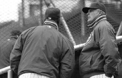 
New manager Lou Piniella, right, has watched Chicago win just three of eight games.
 (Associated Press / The Spokesman-Review)