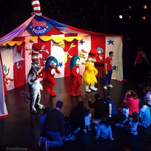Characters from Dr. Seuss books entertain children of all ages on Carnival cruise ships.