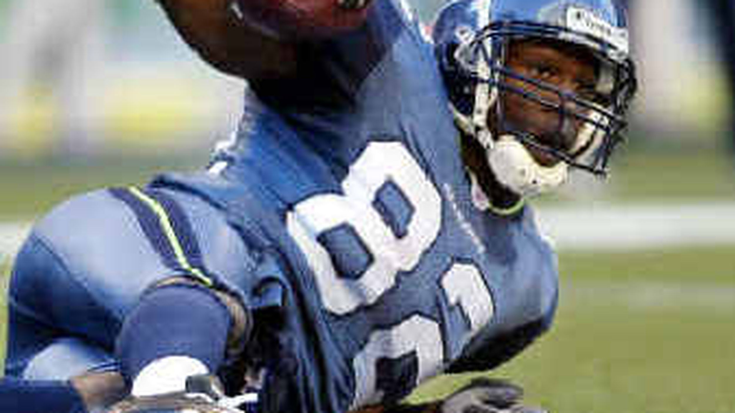 Seattle Seahawks wide reciever Darrell Jackson avoids the