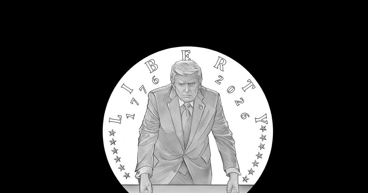Arts commission approves gold coin with Trump's face on it