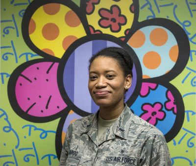 1st Lt. Shanell Guardo, 92nd Medical Group, Group Practice Manager. (Dan Pelle / The Spokesman-Review)