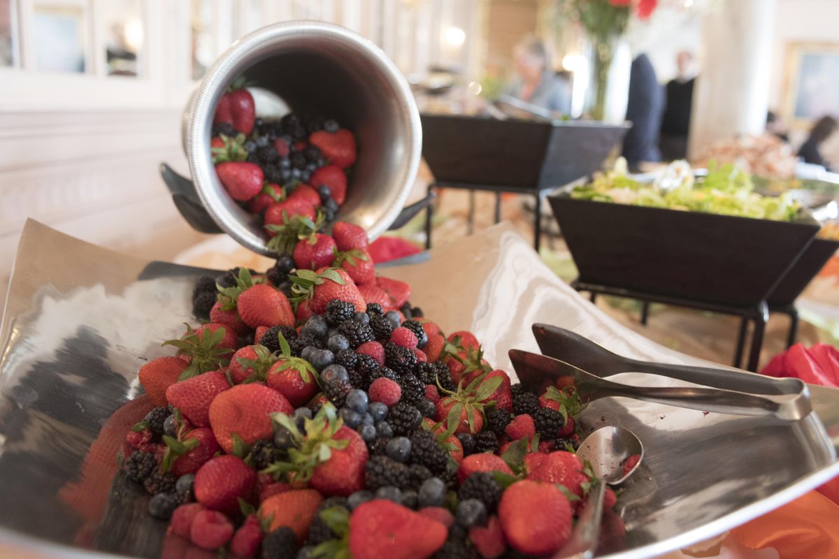 The Davenport Hotel's iconic Sunday Brunch May 7, 2017 The