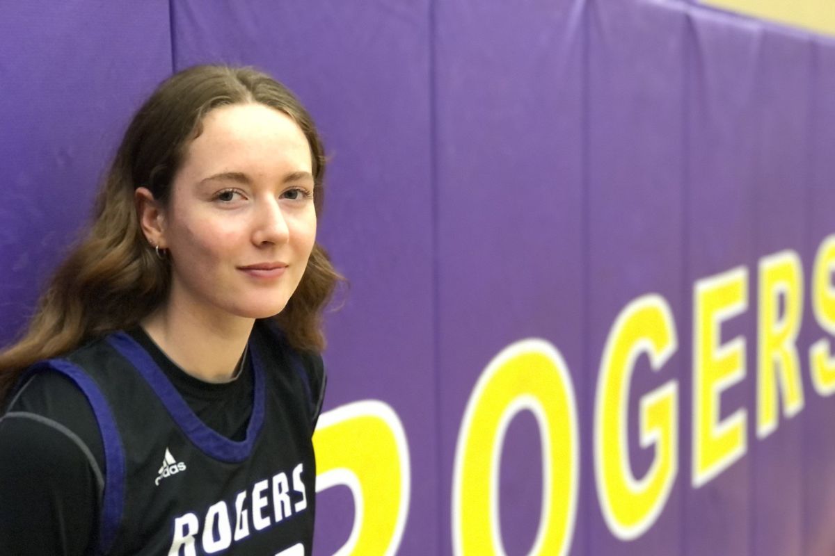Rogers senior Emily Peabody scored 51 points against Shadle Park in a District 8 2A first-round game on Feb. 13.  (Dave Nichols)