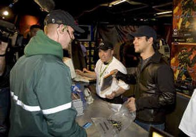 
Actor and Halo enthusiast Wilmer Valderrama, right, of Fox's 