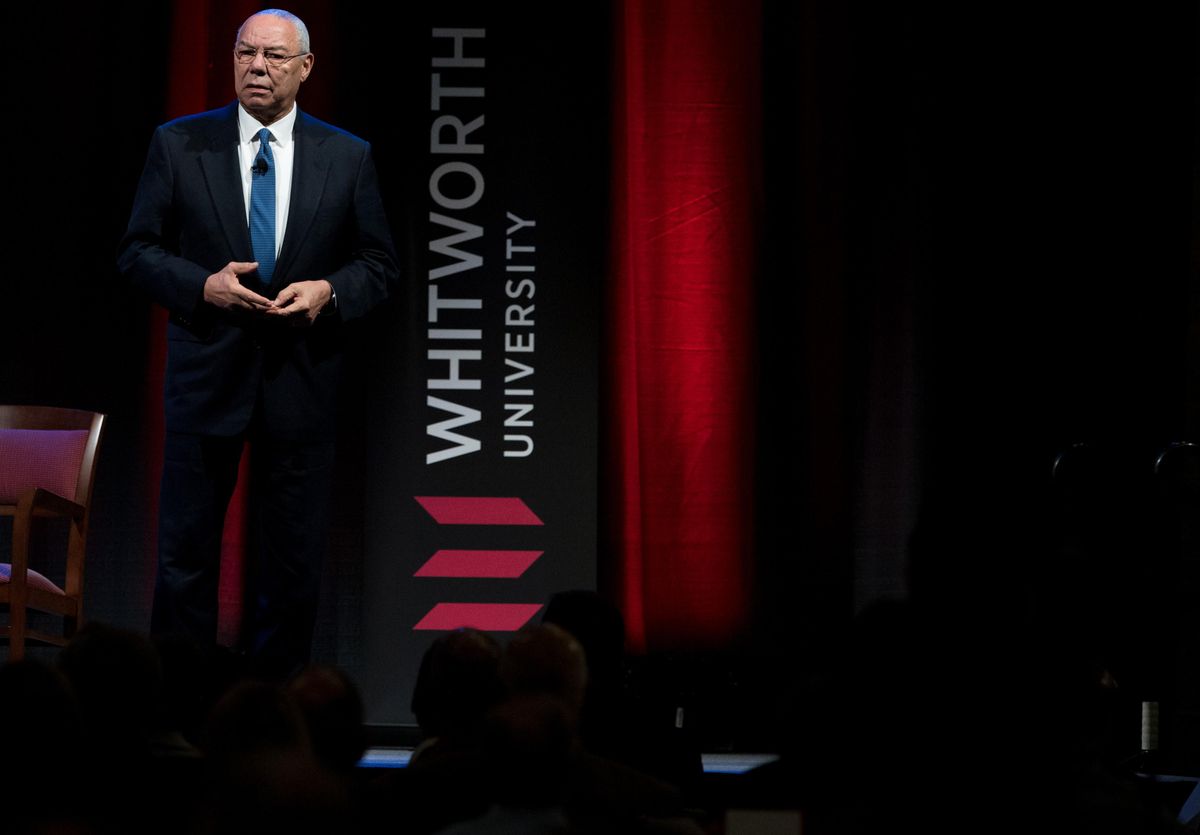 Colin Powell in Spokane - Oct. 12, 2018 | The Spokesman-Review