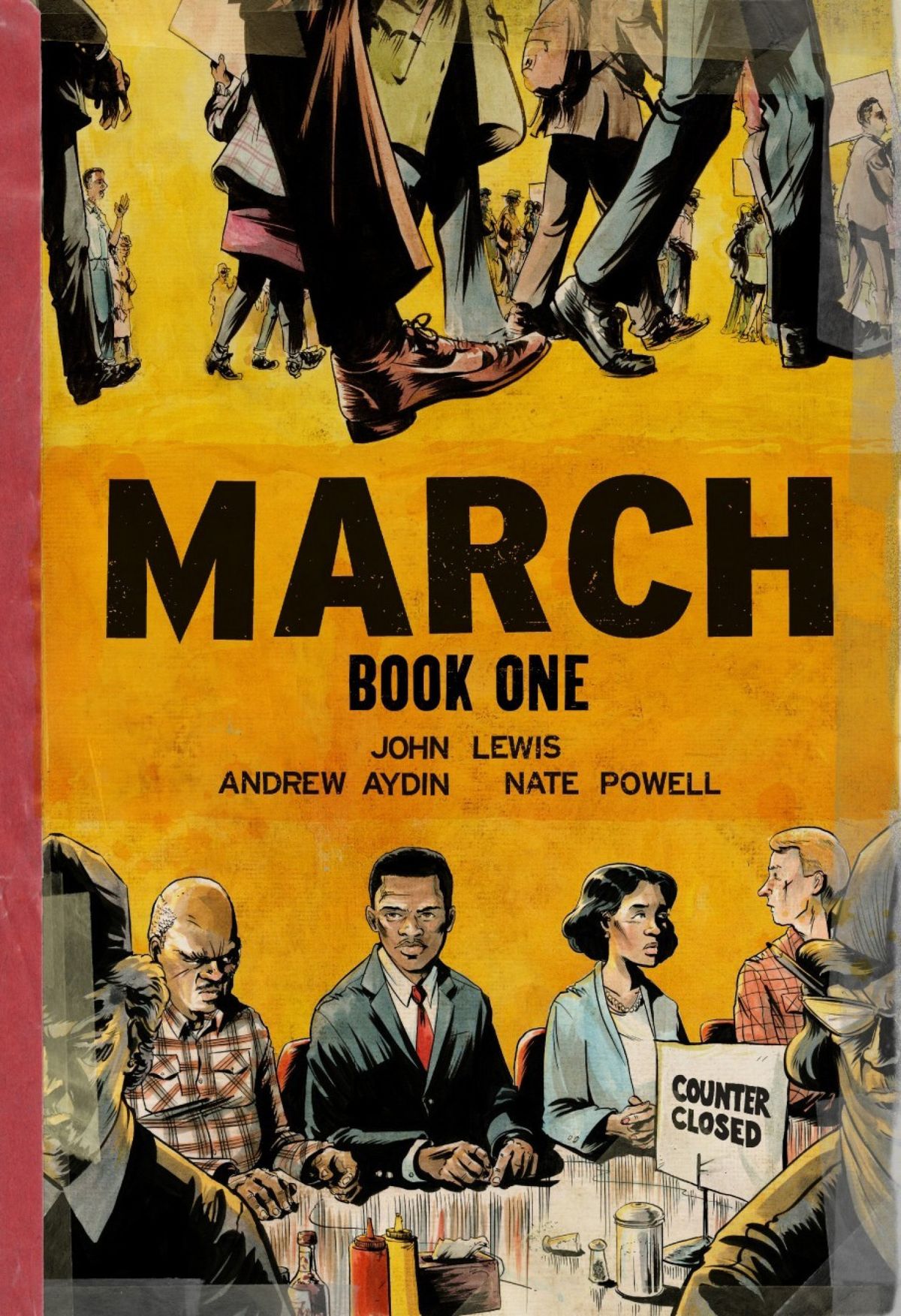 The cover of “March: Book One,” the civil-rights memoir of Rep. John Lewis, D-Ga.  (Top Shelf Comics)