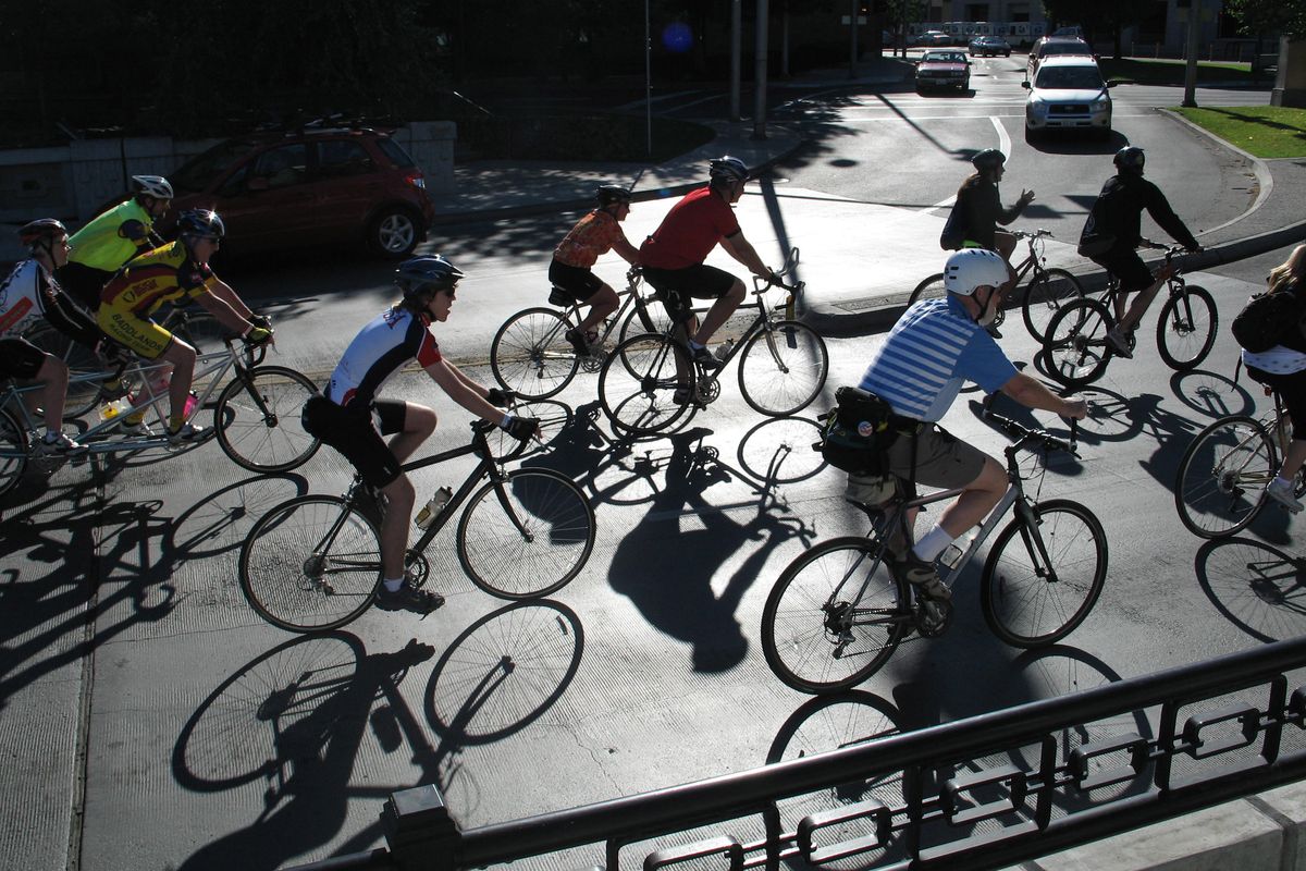SpokeFest attracted 1,200 riders in its September 2008 debut. (File photos / The Spokesman-Review)