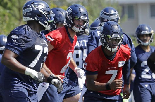 Geno Smith, Paxton Lynch competing for backup QB spot with Seahawks | The Spokesman-Review