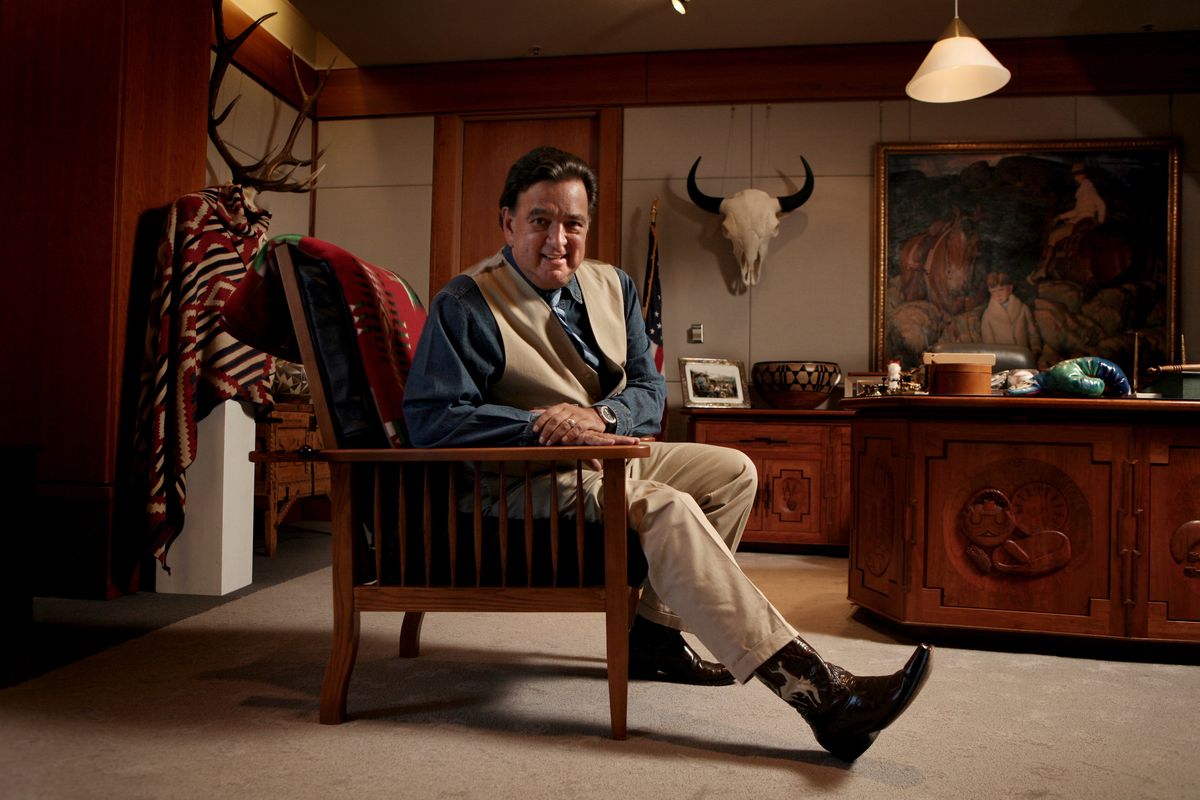 FILE -- Bill Richardson, then Governor of New Mexico, in his office at the state capitol in Santa Fe, on Aug. 11, 2010. Richardson, who served two terms as the governor of New Mexico and 14 years as a congressman before devoting himself to the cause of Americans who were being held hostage or whom he believed were being wrongfully detained overseas, died on Friday, Sept. 1, 2023 at his summer home in Chatham, Mass. He was 75. (Mark Holm/The New York Times) (MARK HOLM)