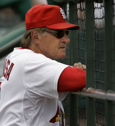 St. Louis manager Tony La Russa is tackling Twitter.  (Associated Press / The Spokesman-Review)