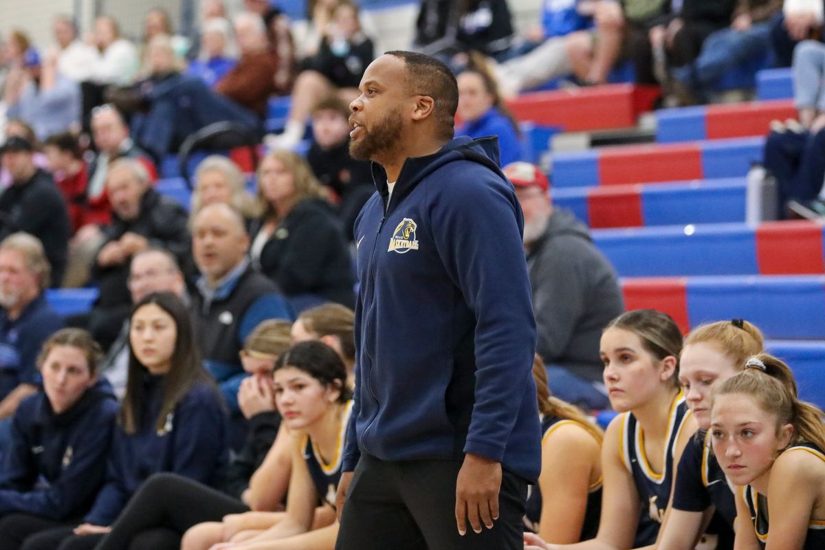 Mead coach Quantae Anderson was ejected in the first quarter after being assessed a double technical against host Coeur d