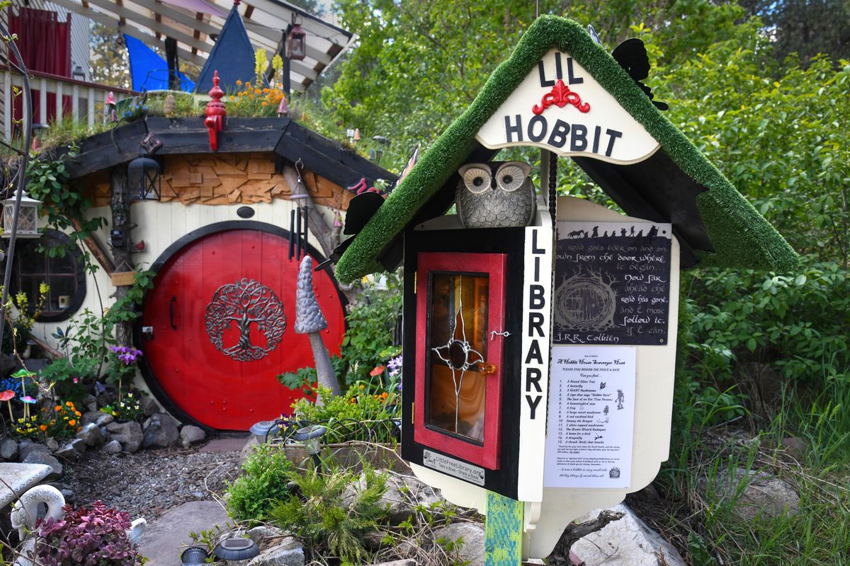 The Lil’ Hobbit Library is at 325 W. Second Avenue in Spokane, Wash. (Dan Pelle / The Spokesman-Review)