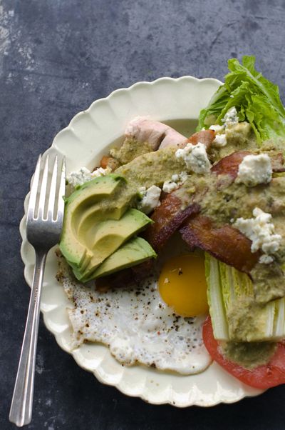 Grilled Cobb salad. (Associated Press)