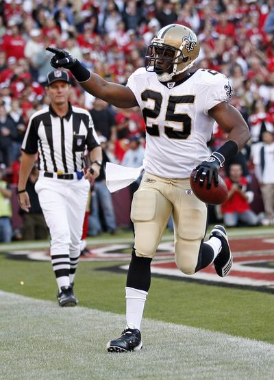 Saints’ Reggie Bush will be the primary running back against the Seahawks. 