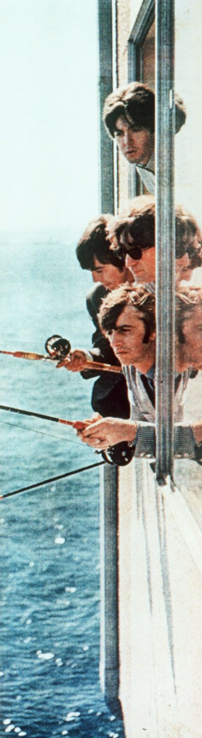 The Beatles fish out the window at the Edgewater in Seattle in 1964. Associated Press  file photo (Associated Press  file photo / The Spokesman-Review)