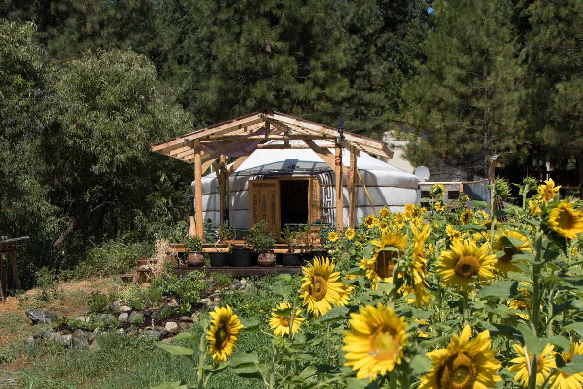 Colin Sternagel, the founder of SunTime Yurts in Leavenworth, Wash., spent seven months living in Mongolia and imports yurts from the Central Asian country.  (SunTime Yurts)