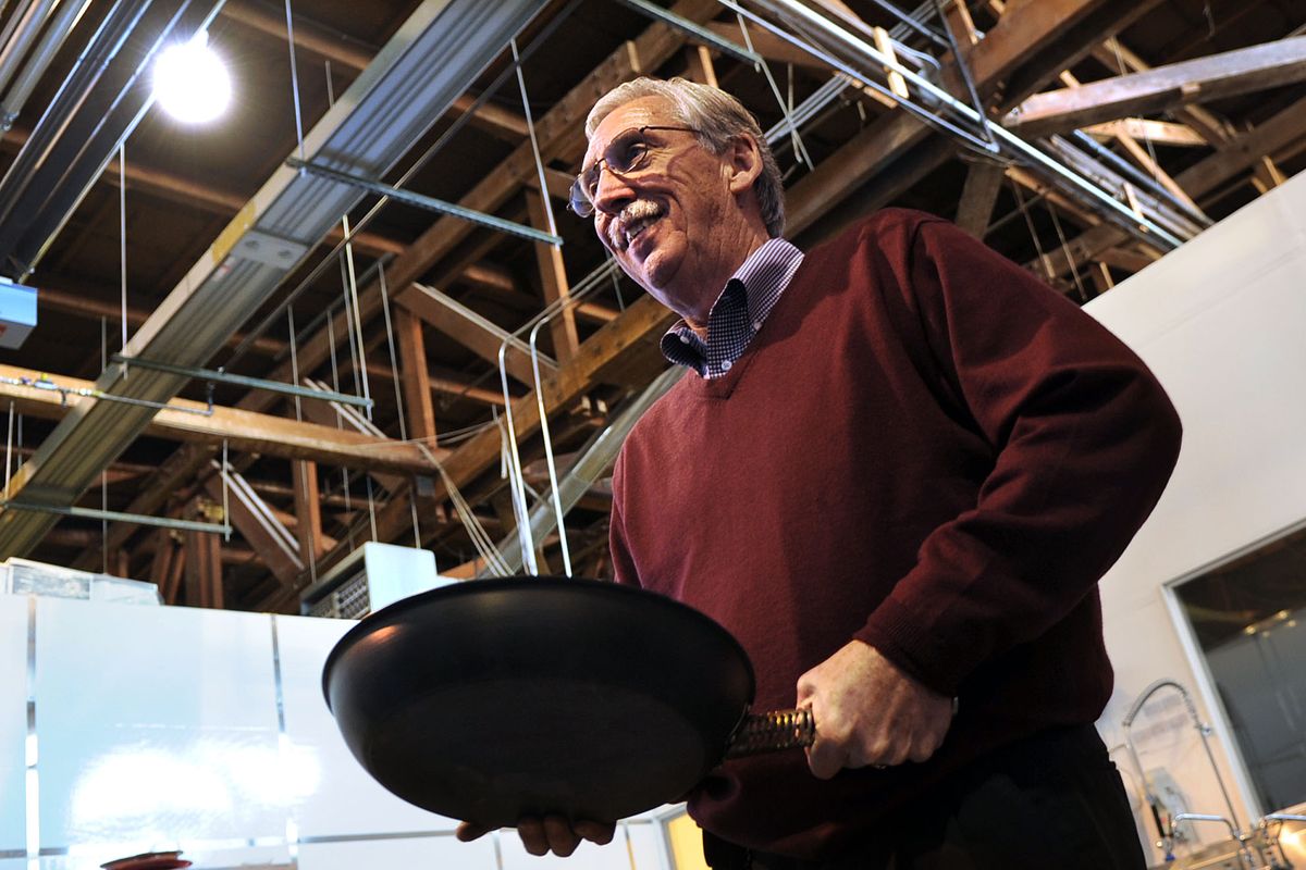 Lloyd Industries, headed by John Crow, makes baking pans and cookware. (Kathy Plonka)
