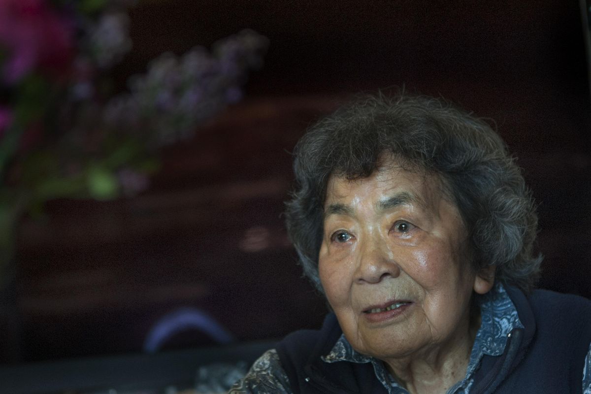 “This should never have happened,” said Jeanne Tanaka on Thursday, May 11, 2017 about her time in an internment camp reserved for ‘disloyal’ Japanese-Americans. (Kathy Plonka / The Spokesman-Review)