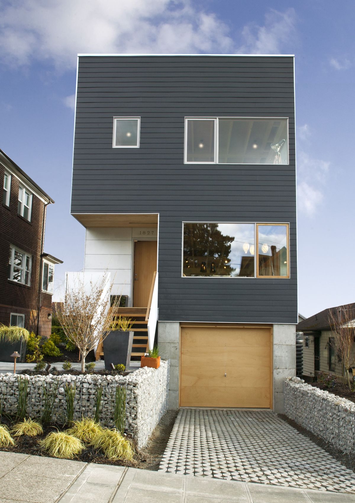 This home, created by Seattle company Greenfab, was the first platinum LEED-certified prefab home in Washington state.