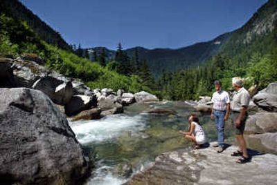 
The north fork of the Skykomish River in Mt. Baker Snoqualmie National Forest, seen in 2003, is part of Wild Sky Wilderness. Associated Press
 (Associated Press / The Spokesman-Review)