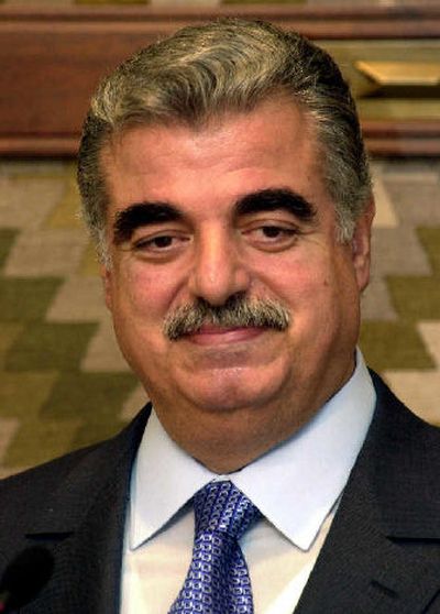 
Hariri
 (The Spokesman-Review)