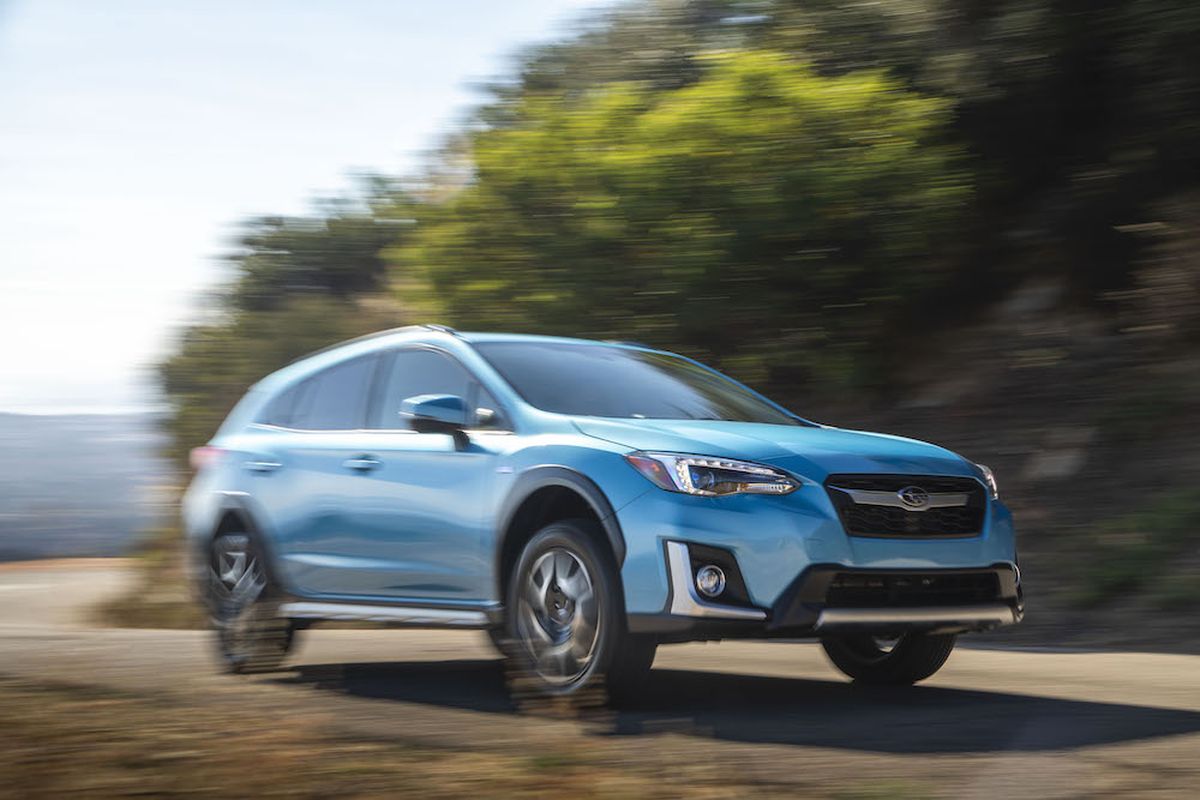 The Crosstrek Hybrid is more powerful and more frugal than its non-hybrid siblings and provides up to 17 miles of EV-only driving. (Subaru)