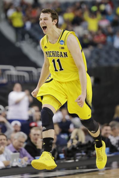 Freshman Nik Stauskas scored 22 points and hit all six of his 3-point attempts. (Associated Press)