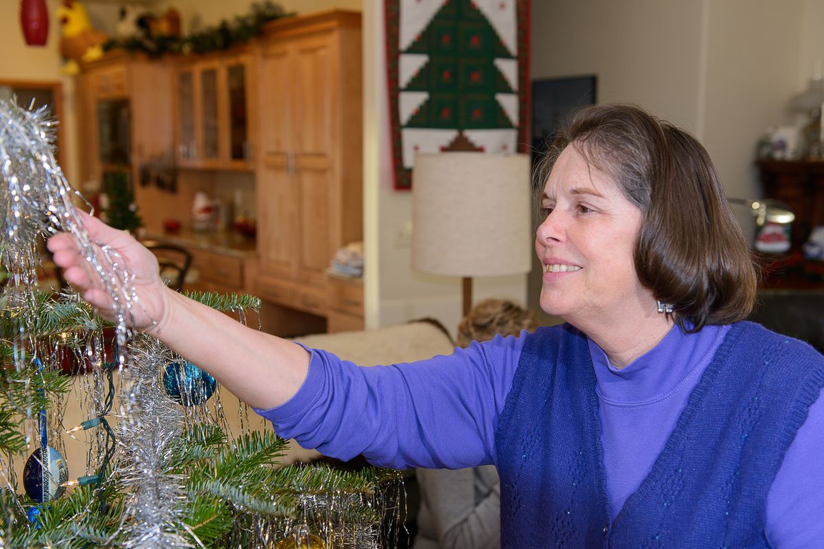 Former Spokane Valley Mayor Diana Wilhite is a huge fan of tinsel on the Christmas tree. “One year I left the tinsel off, and I couldn’t stand it,” she said. “I ended up tinseling it a couple days before Christmas because it just didn’t look right.”