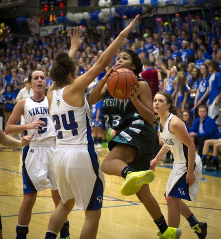 Coeur d'Alene High girls defeat Lake City High in the Fight for the ...
