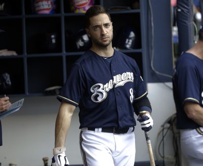 Milwaukee’s Ryan Braun is among the more than a dozen players under investigation for ties to Biogenesis. (Associated Press)