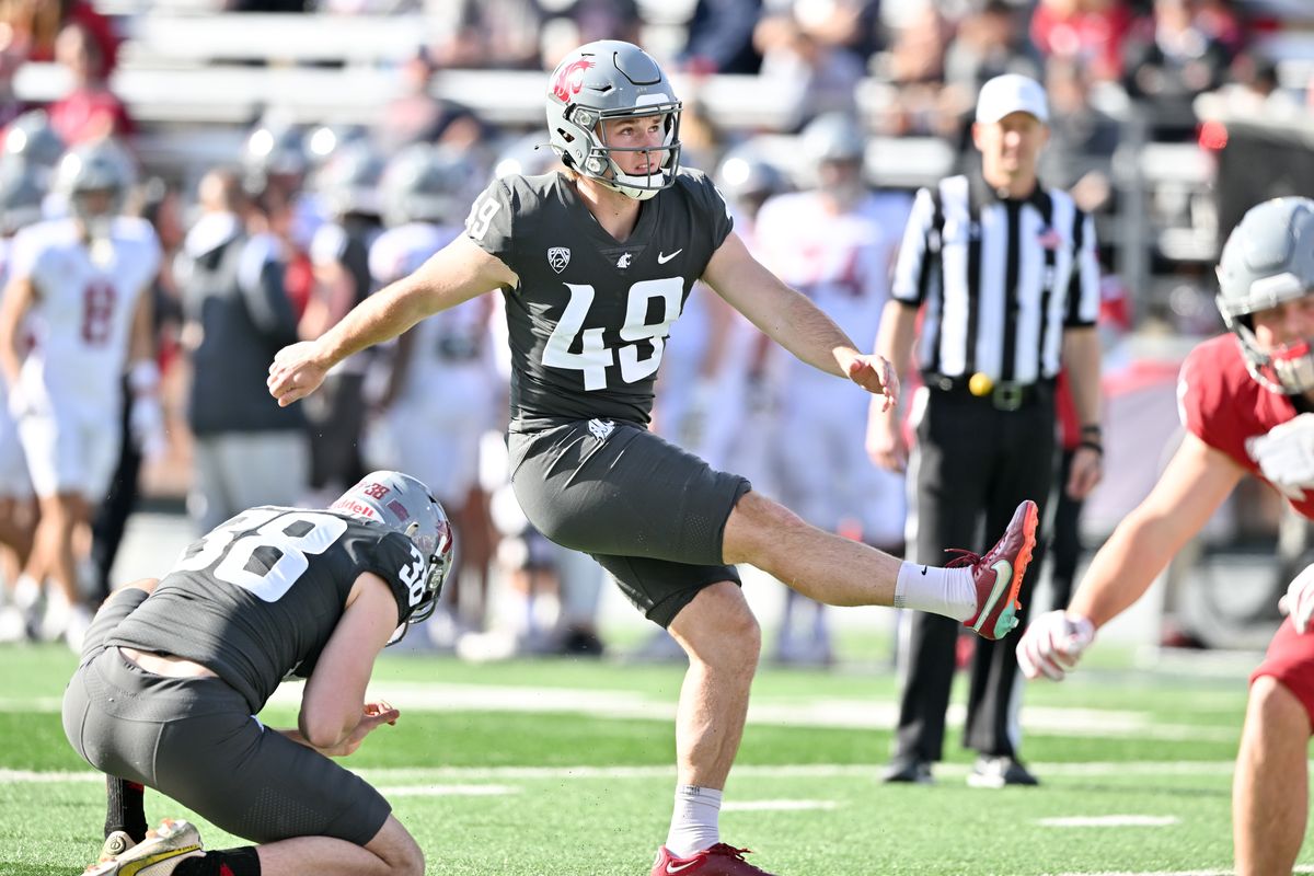 WSU Football: Cam Ward during Crimson and Gray Game 4/22/23 