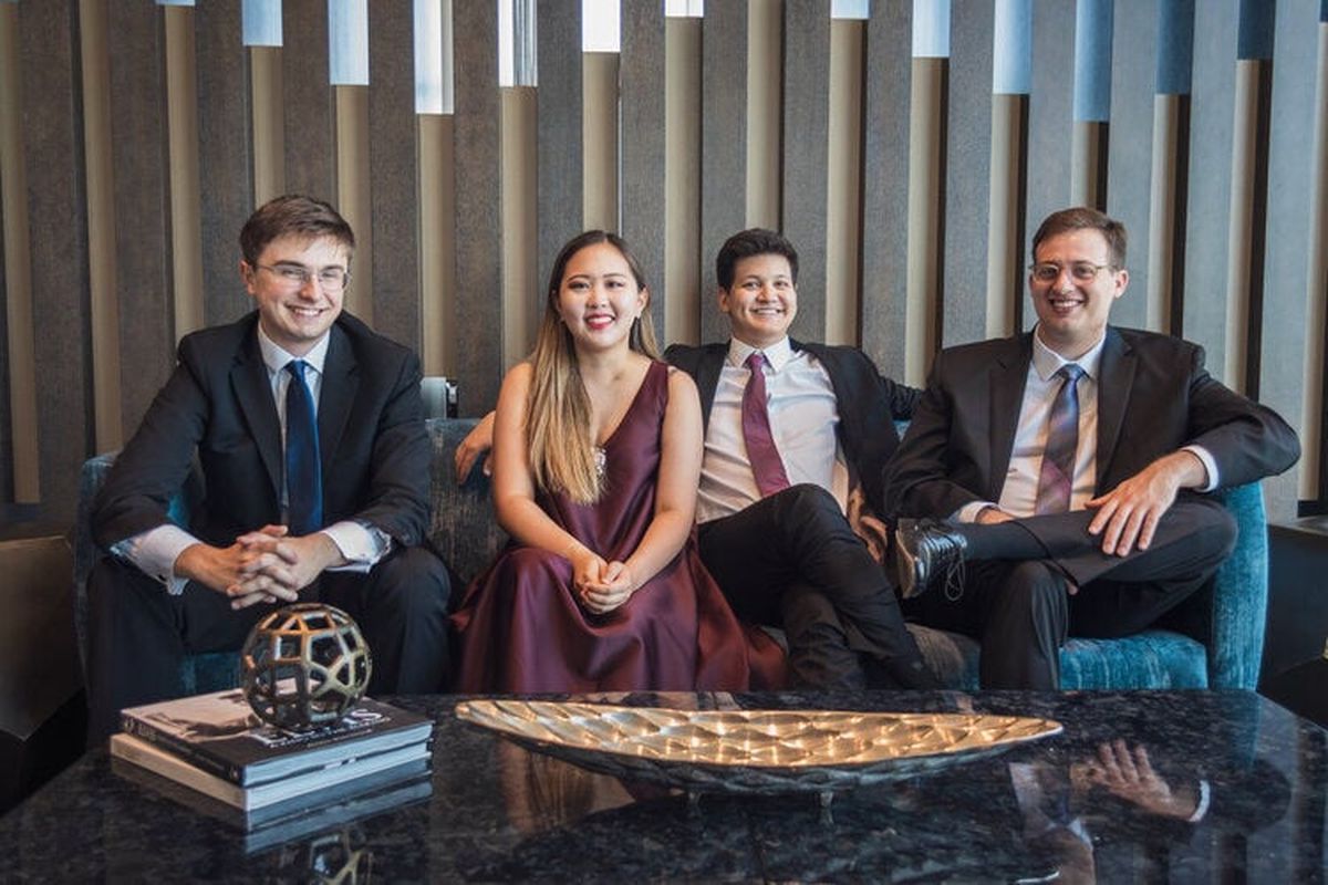 The Balourdet String Quartet performed Friday and Saturday at Barrister Winery as part of Northwest BachFest. (Courtesy)