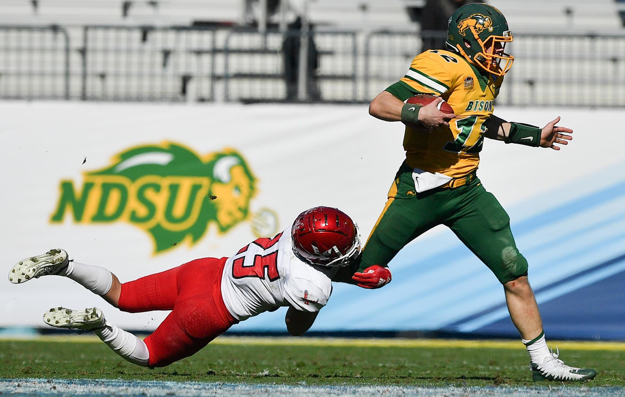 NDSU Bison Football Fans - Easton Stick on NOW. NFL Network and sportsurge.net