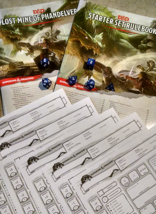 The contents of 5th edition the starter box