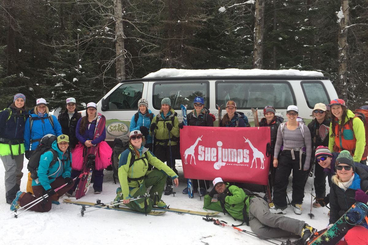 Women associated with SheJumps.org head out for an avalanche awareness course with certified instructors from Sandpoint-based SOLE. (COURTESY PHOTO / COURTESY PHOTO)