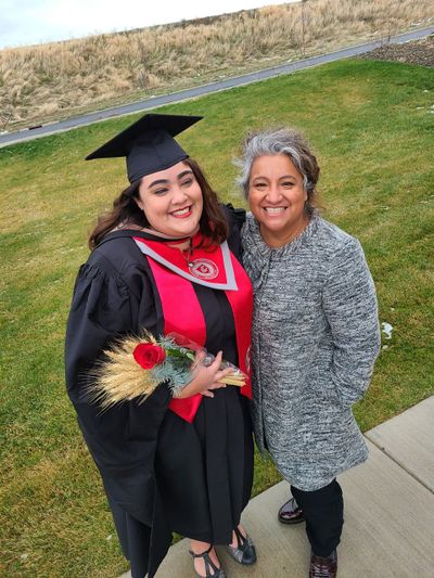 Mary Jo Gonzales, right, and her daughter Lucinda Gonzales.  (Photo courtesy of Mary Jo Gonzales)