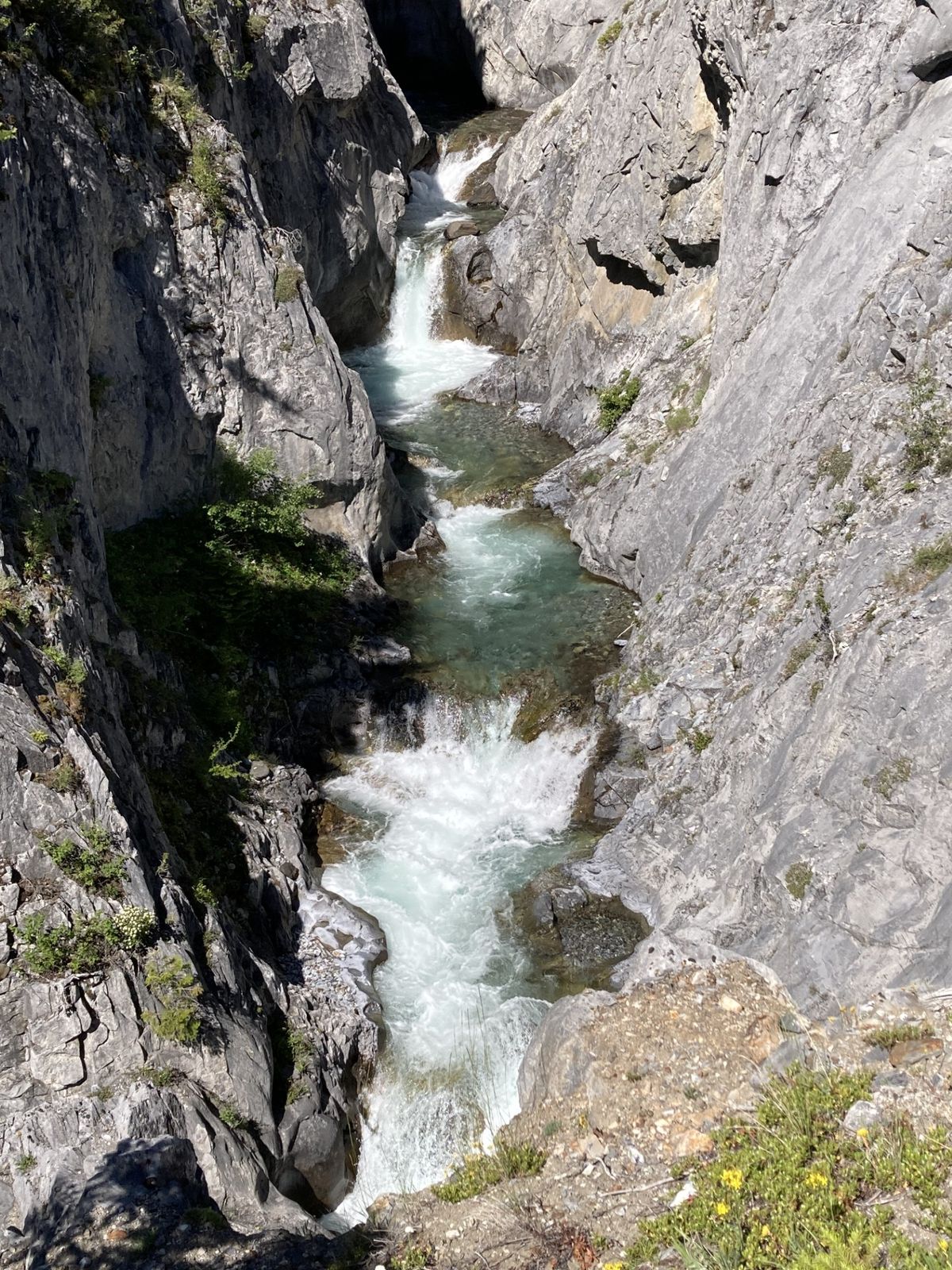 A little more than three miles from the trailhead, Hurricane Creek flows through a picturesque gorge.   (William Brock/For The Spokesman-Review)