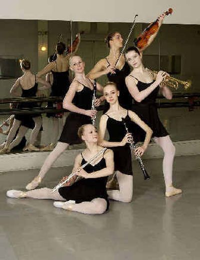 
Among the dancers featured Saturday in Theatre Ballet of Spokane's children's concert, 
