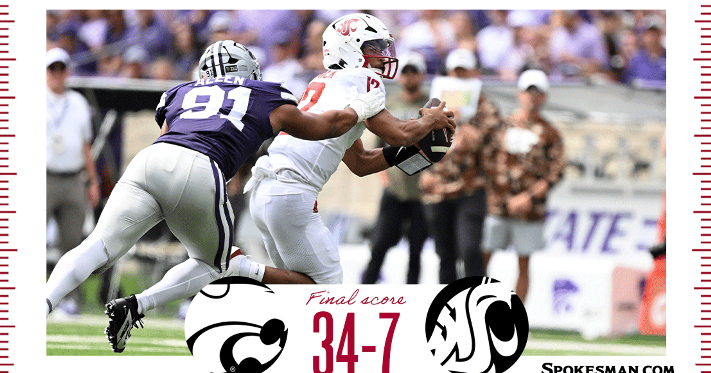 Washington State struggles on offense in loss at Kansas State | Recap and highlights