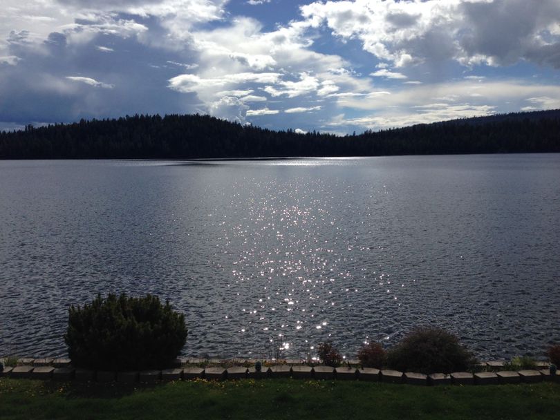 Payette Lake in McCall on Friday evening (Betsy Z. Russell)
