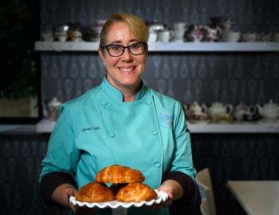 Liberty Lake resident Tiffany Cable was working at her family’s robotics company when she made a career change, going to culinary school and opening her bakery, Blissful Whisk. (Colin Mulvany / The Spokesman-Review)