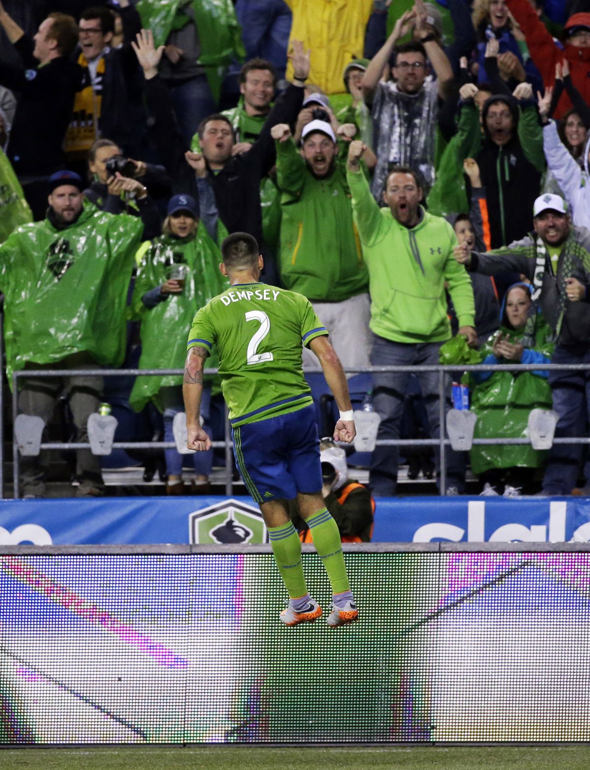 Clint Dempsey netted the winner, and had an assist, in his return to the Sounders lineup. (Associated Press)